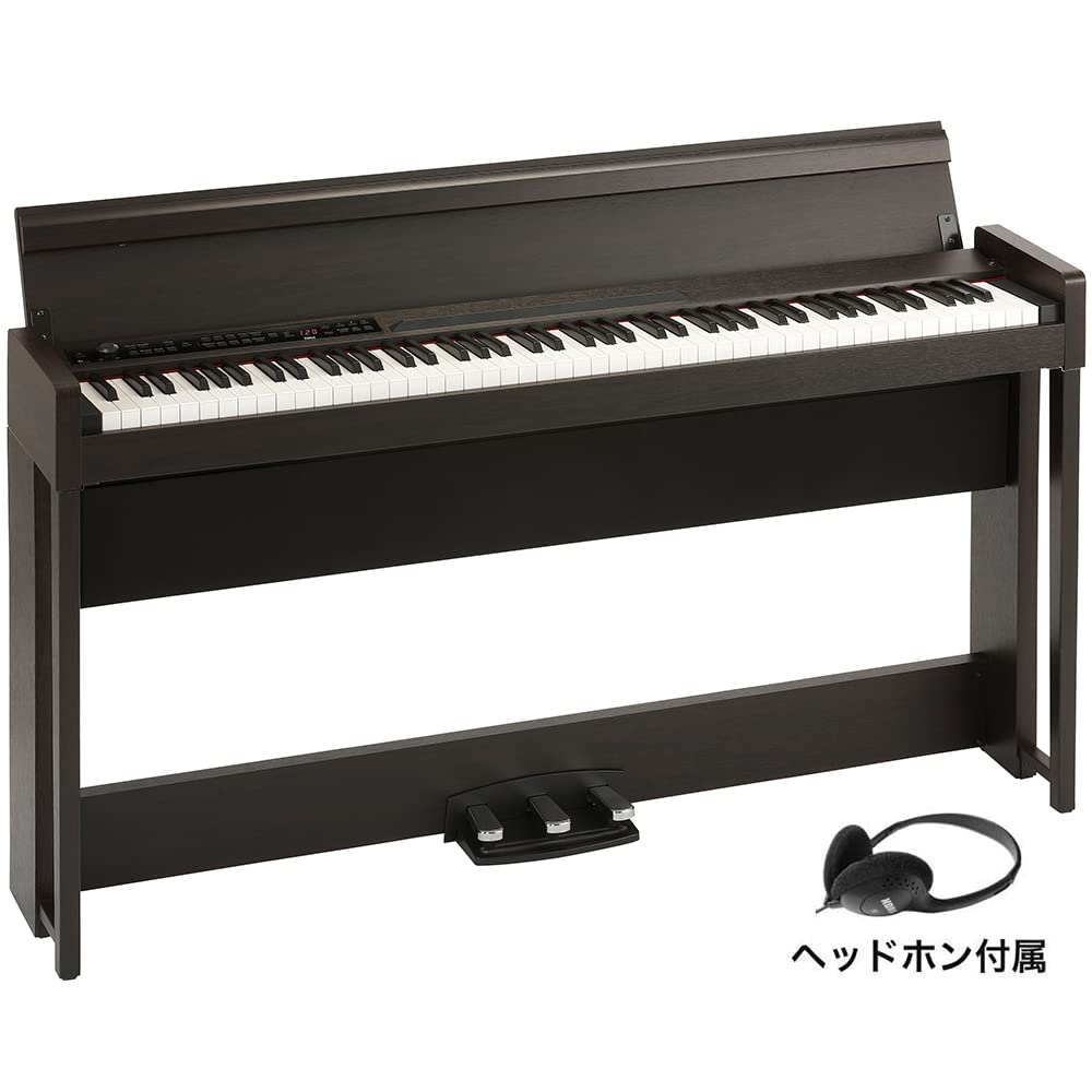 Amazon.co.jp: KORG コルグ 電子ピアノ 88鍵盤 C1 BR ブラウン 茶